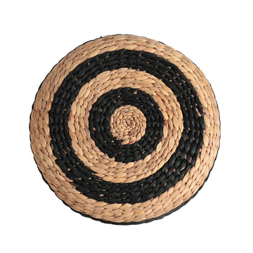 Aimee Modern Minimalist Hand-Woven Hyacinth Stool
